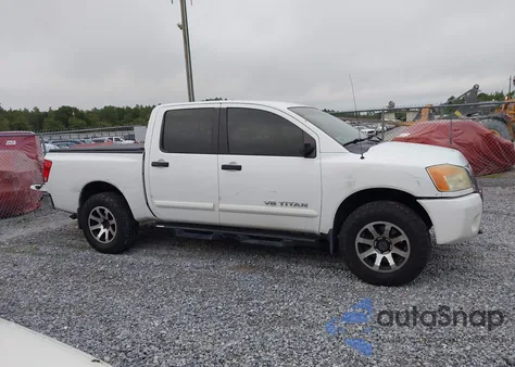 2012 Nissan Titan Sv из США, поврежденный, VIN 1N6BA0EC2CN330655